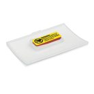 DURABLE Névkitűző, mágnessel, elfordulásgátlóval, 75x40 mm, DURABLE "CLICK FOLD"