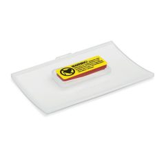   DURABLE Névkitűző, mágnessel, elfordulásgátlóval, 75x40 mm, DURABLE "CLICK FOLD"