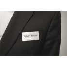 DURABLE Névkitűző, textil, öntapadó, 40x75 mm, DURABLE "Badgefix", fehér