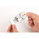 DURABLE Névkitűző, 34x74 mm, mágneses, DURABLE "CLASSIC", ezüst