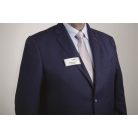 DURABLE Névkitűző, 34x74 mm, mágneses, DURABLE "CLASSIC", ezüst