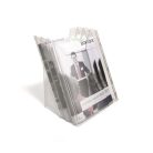 DURABLE Katalógustartó, asztali és fali, A4, 3 rekeszes, DURABLE "Combiboxx", átlátszó