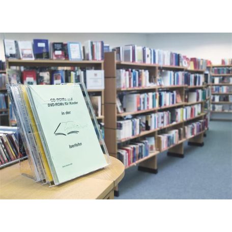 DURABLE Katalógustartó, asztali és fali, A4, 3 rekeszes, DURABLE "Combiboxx", átlátszó