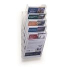 DURABLE Prospektustartó, asztali és fali, álló, A4, DURABLE "COMBIBOXX® XL", áttetsző