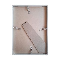   Képkeret, 21x29,7 cm, aluminium keret, "Fotoplus", ezüst