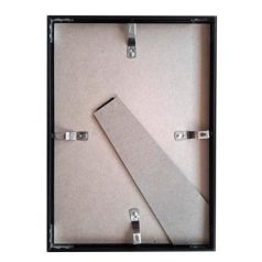   Képkeret, 21x29,7 cm, aluminium keret, "Fotoplus", fekete