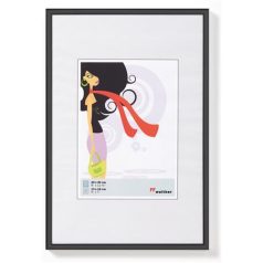   Képkeret, műanyag, 21x29,7 cm, "New  Lifestyle" fekete