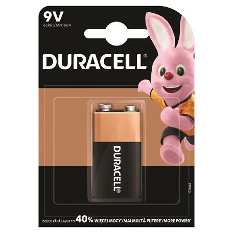 DURACELL Elem, 9V, 1 db, DURACELL "Basic"