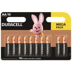 DURACELL Elem, AA ceruza, 10 db, DURACELL "Basic"