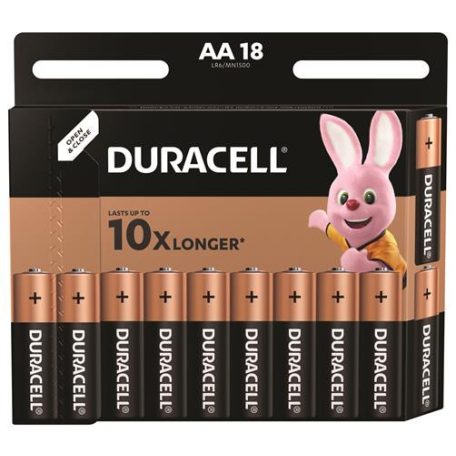 DURACELL Elem, AA ceruza, 18 db, DURACELL "Basic"