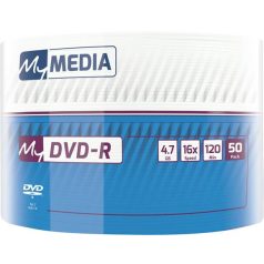   MYMEDIA DVD-R lemez, 4,7 GB, 16x, 50 db, zsugor csomagolás, MYMEDIA (by VERBATIM)