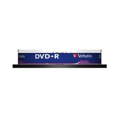   VERBATIM DVD+R lemez, AZO, 4,7GB, 16x, 10 db, hengeren, VERBATIM