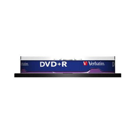 VERBATIM DVD+R lemez, AZO, 4,7GB, 16x, 10 db, hengeren, VERBATIM