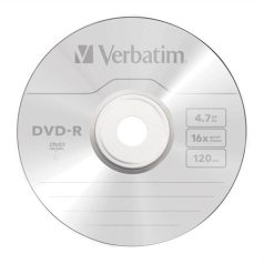   VERBATIM DVD-R lemez, AZO, 4,7GB, 16x, 1 db, vékony tok, VERBATIM
