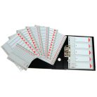 ESSELTE Regiszter, műanyag, A4, 1-5, ESSELTE, szürke