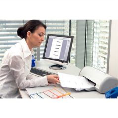   ESSELTE Regiszter, műanyag, A4 Maxi, 1-10, nyomtatható, ESSELTE, áttetsző