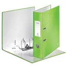 LEITZ Iratrendező, 80 mm, A4, karton, LEITZ "180 Wow", zöld