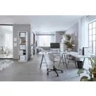 LEITZ Iratrendező, 80 mm, A4, karton, LEITZ "180 Wow", fekete