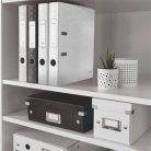 LEITZ Iratrendező, 52 mm, A4, karton, LEITZ "180 Wow", fehér