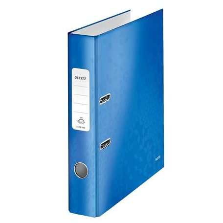 LEITZ Iratrendező, 52 mm, A4, karton, LEITZ "180 Wow", kék