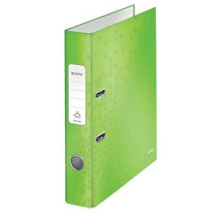   LEITZ Iratrendező, 52 mm, A4, karton, LEITZ "180 Wow", zöld
