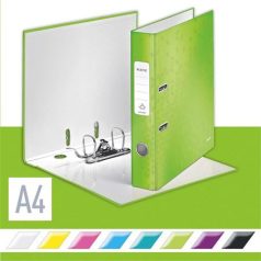   LEITZ Iratrendező, 52 mm, A4, karton, LEITZ "180 Wow", zöld