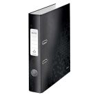 LEITZ Iratrendező, 52 mm, A4, karton, LEITZ "180 Wow", fekete