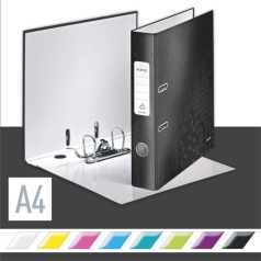   LEITZ Iratrendező, 52 mm, A4, karton, LEITZ "180 Wow", fekete