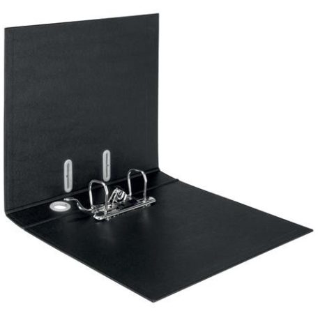 LEITZ Iratrendező, 50 mm, A4, karton, újrahasznosított, LEITZ "180 Recycle", fekete