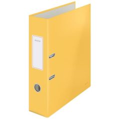   LEITZ Iratrendező, 80 mm, A4, karton, 180°, LEITZ "Cosy Soft Touch", melegsárga