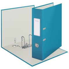   LEITZ Iratrendező, 80 mm, A4, karton, 180°, LEITZ "Cosy Soft Touch", nyugodtkék