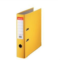   ESSELTE Iratrendező, 75 mm, A4, PP/karton, élvédő sínnel, ESSELTE "Economy", sárga