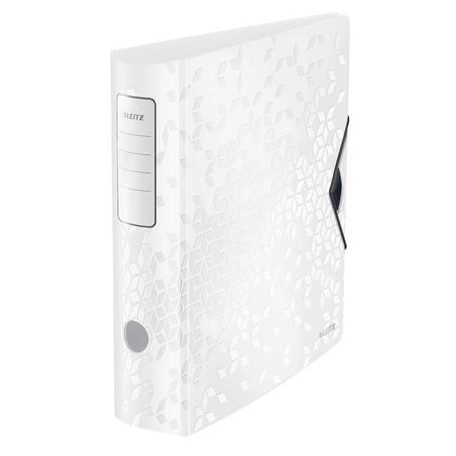 LEITZ Iratrendező, 82 mm, A4, PP, LEITZ "180 Active Wow", fehér