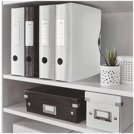 LEITZ Iratrendező, 82 mm, A4, PP, LEITZ "180 Active Wow", fehér