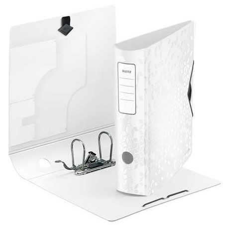 LEITZ Iratrendező, 82 mm, A4, PP, LEITZ "180 Active Wow", fehér