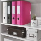 LEITZ Iratrendező, 82 mm, A4, PP, LEITZ "180 Active Wow", rózsaszín