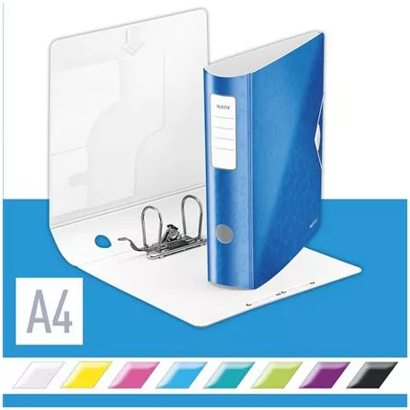 LEITZ Iratrendező, 82 mm, A4, PP, LEITZ "180 Active Wow", kék