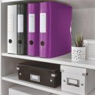 LEITZ Iratrendező, 82 mm, A4, PP, LEITZ "180 Active Wow", lila