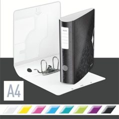   LEITZ Iratrendező, 82 mm, A4, PP, LEITZ "180 Active Wow", fekete