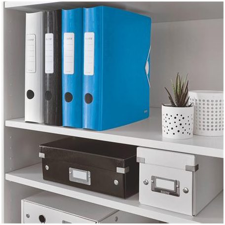 LEITZ Iratrendező, 65 mm, A4, PP, LEITZ "180 Active Wow", kék