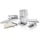 LEITZ Iratrendező, 82 mm, A4, PP, LEITZ "180 Active Style", kristályfehér