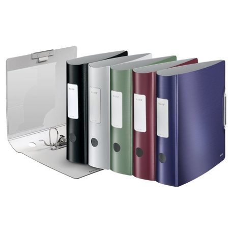 LEITZ Iratrendező, 82 mm, A4, PP, LEITZ "180 Active Style", olajfazöld