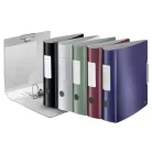 LEITZ Iratrendező, 82 mm, A4, PP, LEITZ "180 Active Style", szaténfekete