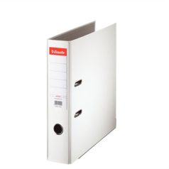   ESSELTE Iratrendező, 75 mm, A4, PP/karton, élvédő sínnel, ESSELTE "Economy", fehér