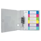 LEITZ Regiszter, műanyag, A4 Maxi, 1-6, LEITZ "Wow"