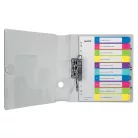 LEITZ Regiszter, műanyag, A4 Maxi, 1-10, LEITZ "Wow"