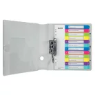 LEITZ Regiszter, műanyag, A4 Maxi, 1-12, LEITZ "Wow"
