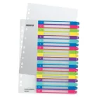 LEITZ Regiszter, műanyag, A4 Maxi, 1-20, LEITZ "Wow"