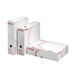   ESSELTE Archiválódoboz, A4, 80 mm, karton, felfelé nyíló, ESSELTE "Standard", fehér