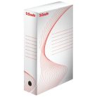 ESSELTE Archiválódoboz, A4, 80 mm, karton, ESSELTE "Standard", fehér